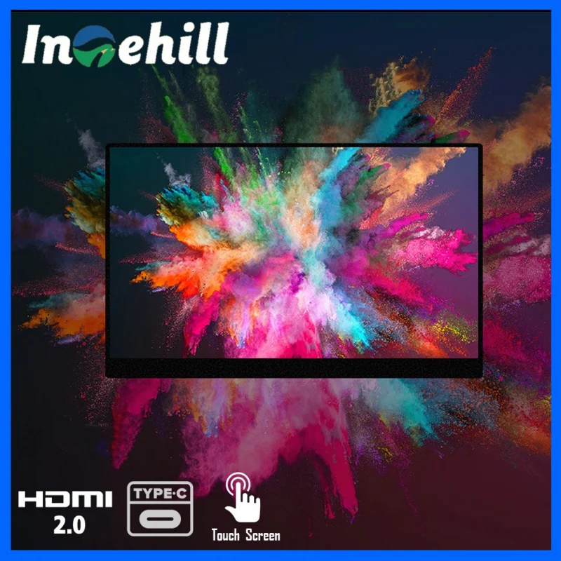 Intehill 15.6" QLED輕觸控便攜式顯示器 [H156PQT]