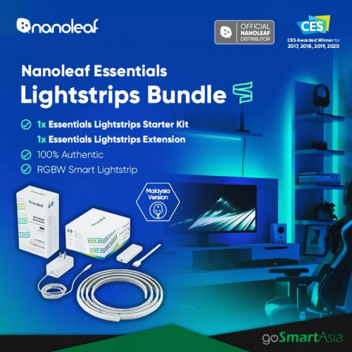 Nanoleaf Essentials Lightstrip Smarter Kit (2m) 智能燈帶 /  Expansion Kit (1m)