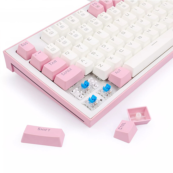 Redragon K611 White Pink 白光 機械式鍵盤