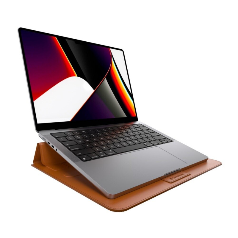SwitchEasy Macbook Pro 14 (2021) EasyStand 立架手工皮革保護套