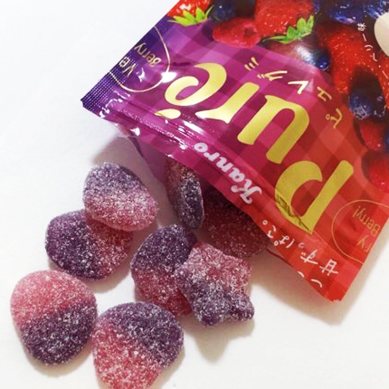 日版Kanro Pure 3種雜錦士多啤梨藍莓覆盆子 軟糖 56g (231)【市集世界 - 日本市集】