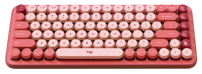Logitech POP KEYS 搭配EMOJI的無線機械式鍵盤
