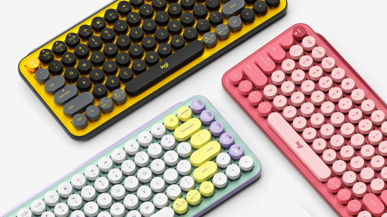 Logitech POP KEYS 搭配EMOJI的無線機械式鍵盤