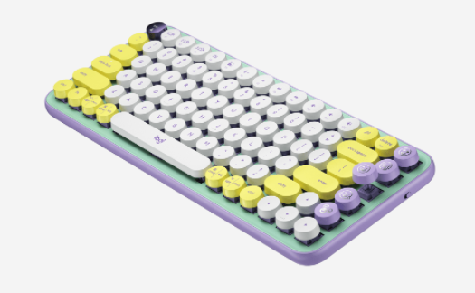 Logitech POP KEYS 搭配EMOJI的無線機械式鍵盤