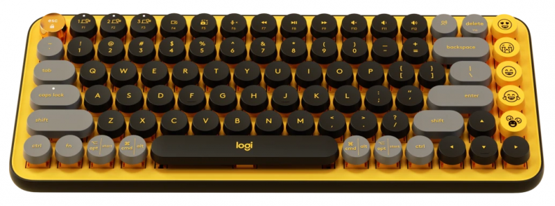 Logitech POP KEYS 搭配EMOJI的無線機械式鍵盤