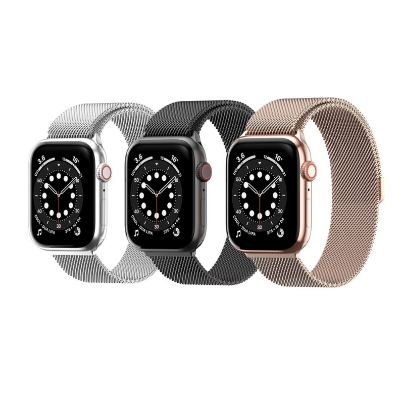 Switcheasy Apple Watch 7/6/5/4/SE (42/44/45mm) Mesh 不鏽鋼磁扣錶帶