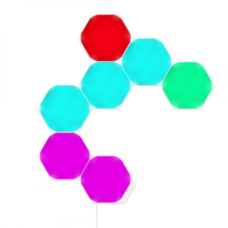 Nanoleaf Shapes Hexagon Smarter Kit 六角形智能照明燈板 [5塊裝]