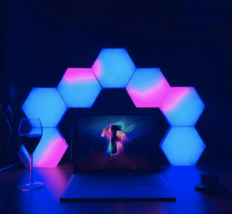 Nanoleaf Shapes Hexagon Smarter Kit 六角形智能照明燈板 [9塊裝]