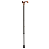 Ossenberg輕金屬右手專用可調式手杖－棕黑Acrylic柄 Ossenberg Light Metal Adjustable Walking Stick with Right-Handed Acrylic Handle