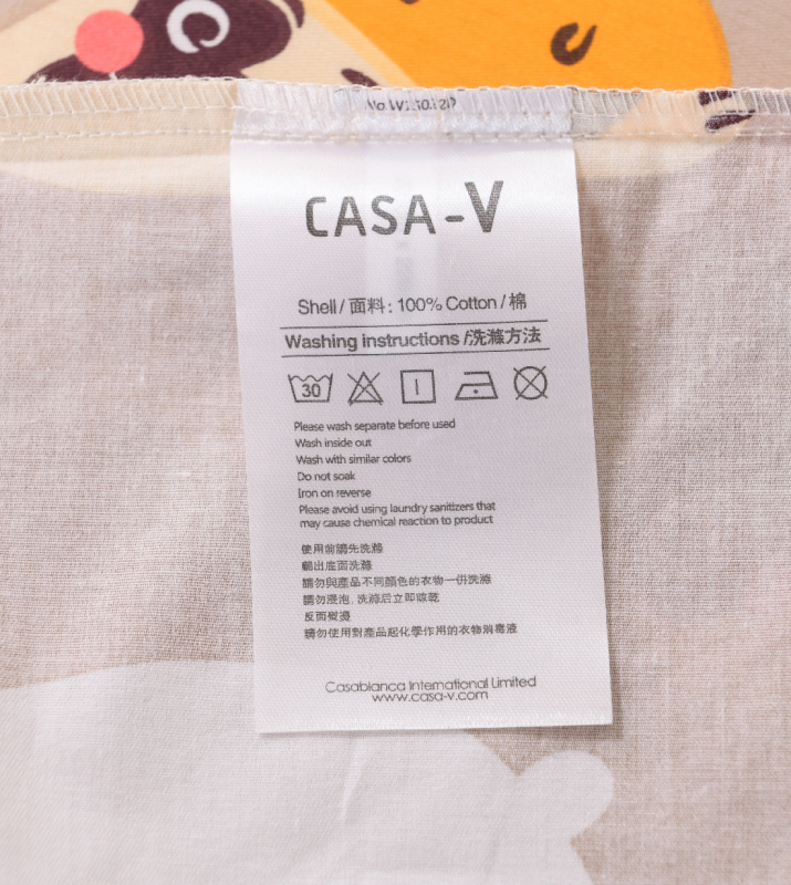 Casablanca CASA-V Puggy & Bunny in Wonderland 850針純棉印花床品套裝 [VC056]