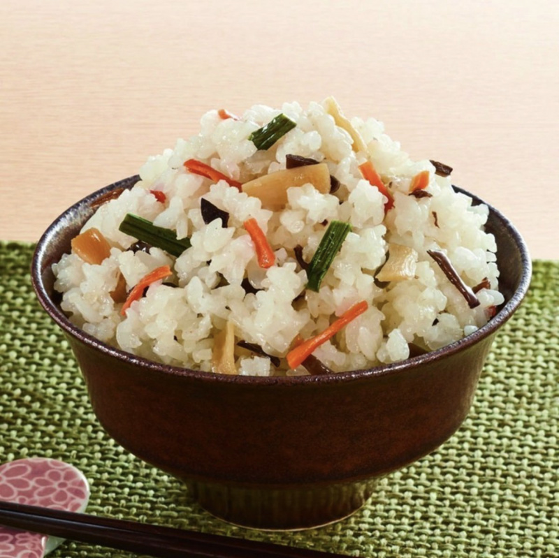 日本產 安心米 上品山菜 沖泡式即食飯大盛