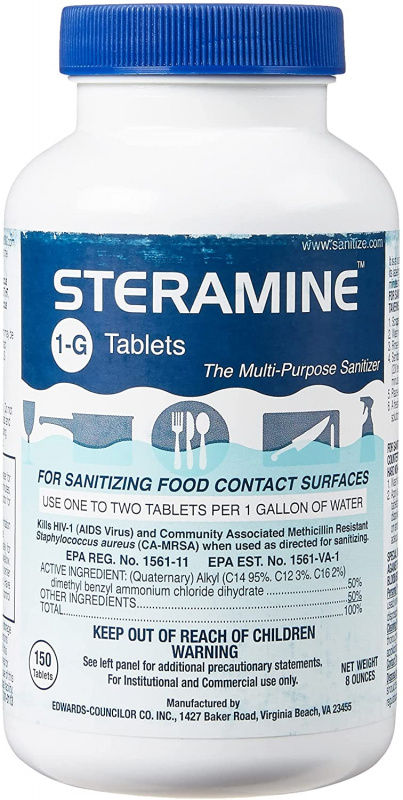 現貨美國製 Steramine 多功能消毒片/美國製造消毒丸150粒
