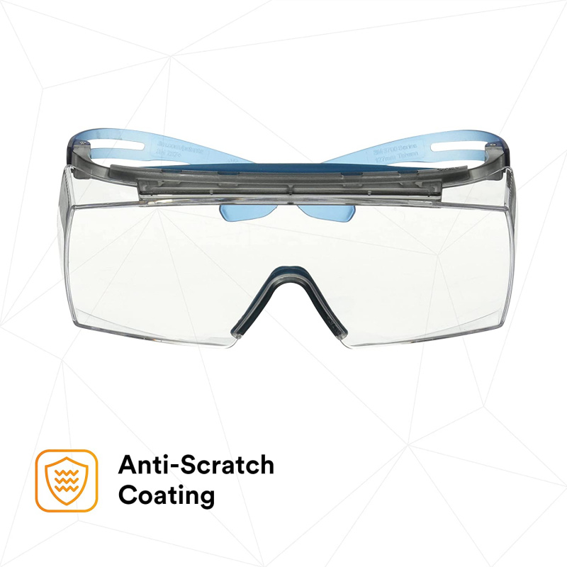 3M | SecureFit 3700 Series OTG 護目鏡 [眼鏡適用 / 頂部貼面安全設計 / 防刮 / 彈性可調較鏡臂]