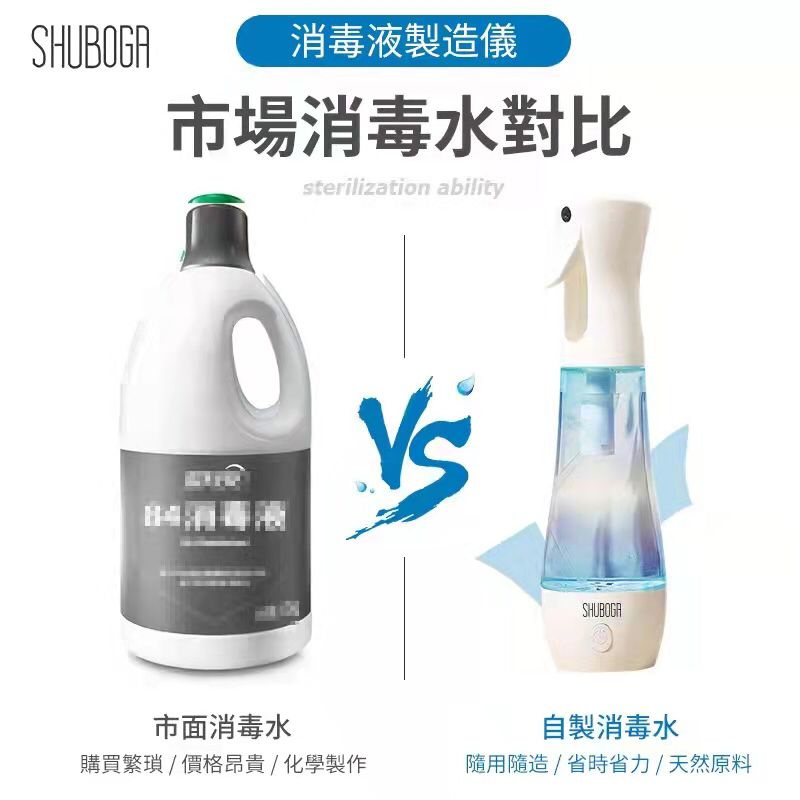 SHUBOGA 家用便攜式消毒液製造器