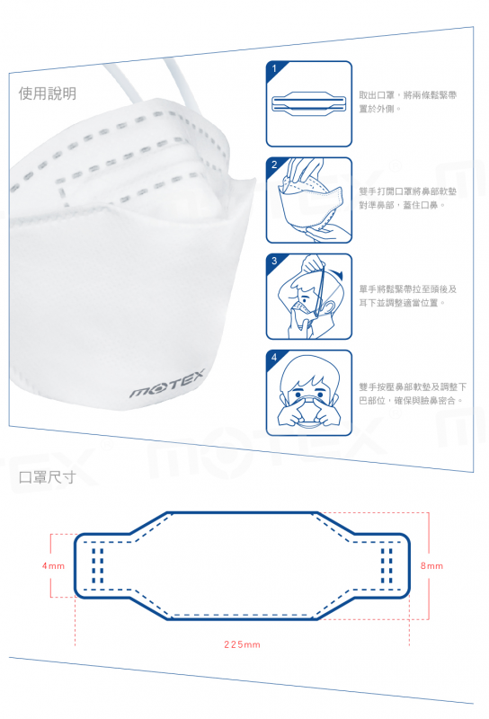 [現貨］台灣 摩戴舒N95醫用口罩 (未滅菌)-摺疊型N95口罩(20包/盒)