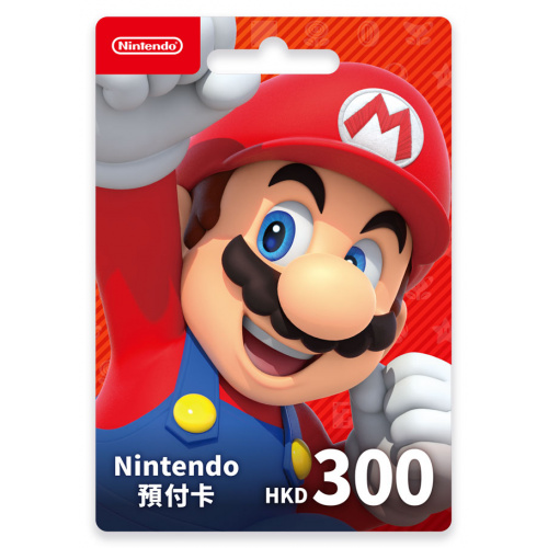 Nintendo Switch 預付卡 面值$300港幣