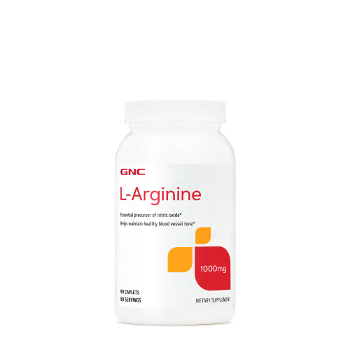 GNC - 男士保健左旋精胺酸 L Arginine 1000mg 增肌 助孕 90粒
