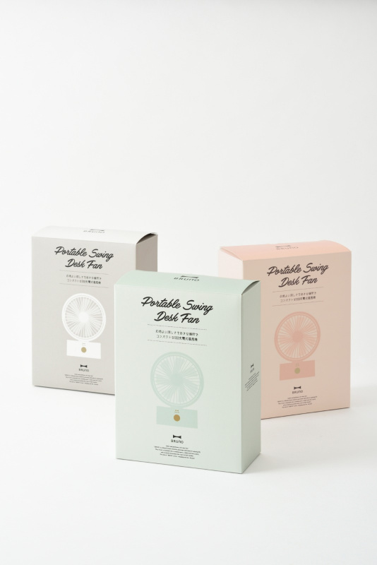 【香港行貨 一年保養】Bruno 便攜搖頭小風扇 Portable Swing Desk Fan BDE061