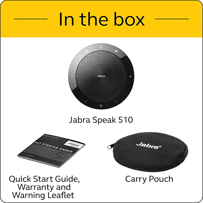 [香港行貨2年保養 ] Jabra Speak 510 MS 會議用藍牙揚聲器喇叭