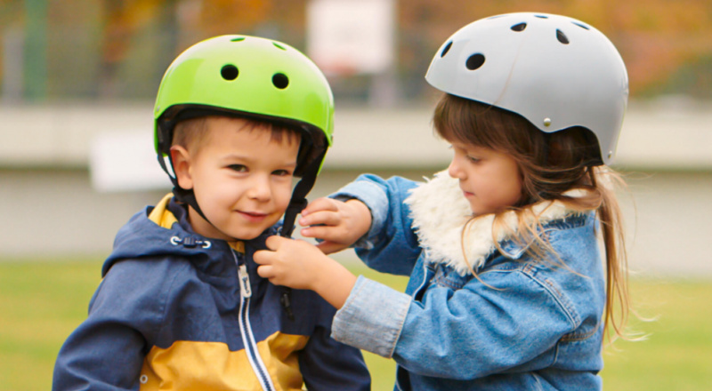 KinderKraft 單車頭盔 - SAFETY (綠色)