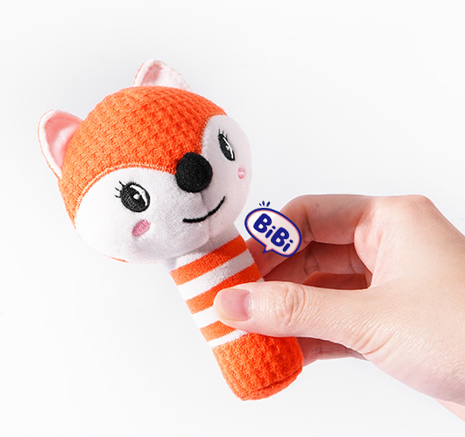 Jollybaby 5合1嬰兒毛絨玩具禮盒 - 小狐狸