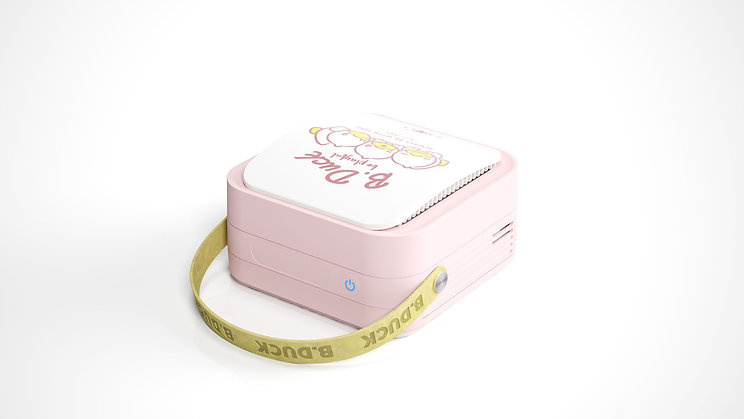 B.Duck NCCO1804 (藍/粉紅) 便携式氧聚解空氣淨化機