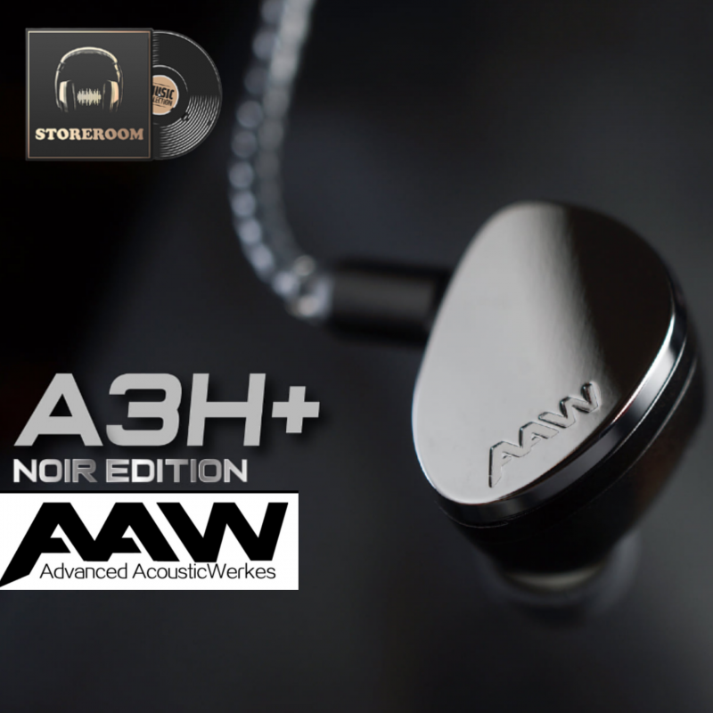 AAW A3H+ 入耳式耳機- Noir Edition - STOREROOM 物適 AAW A3H+ 入耳式耳機- Noir Edition - STOREROOM 物適