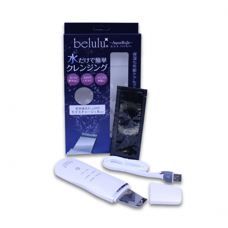 日本 Belulu AquaRufa 去角質導入導出潔膚儀