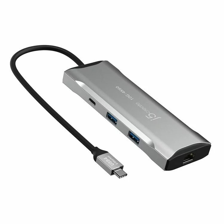j5create 4K60 Elite 9 合 1 USB-C® 10Gbps 多功能轉接器 (UH-JCD393)