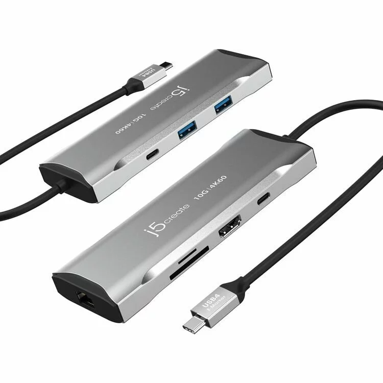 j5create 4K60 Elite 9 合 1 USB-C® 10Gbps 多功能轉接器 (UH-JCD393)