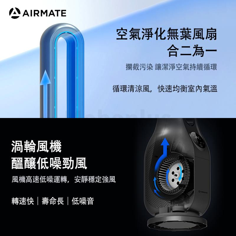 小米有品 Airmate 空氣淨化無葉風扇 CE-RD4