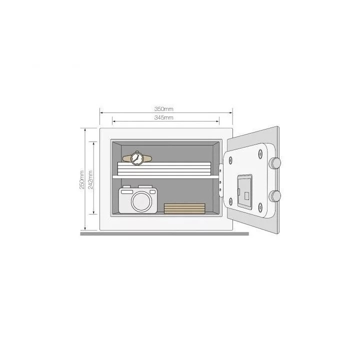 Yale 摯安心防盗保險箱 (綜合型) YSEB/250/EB1