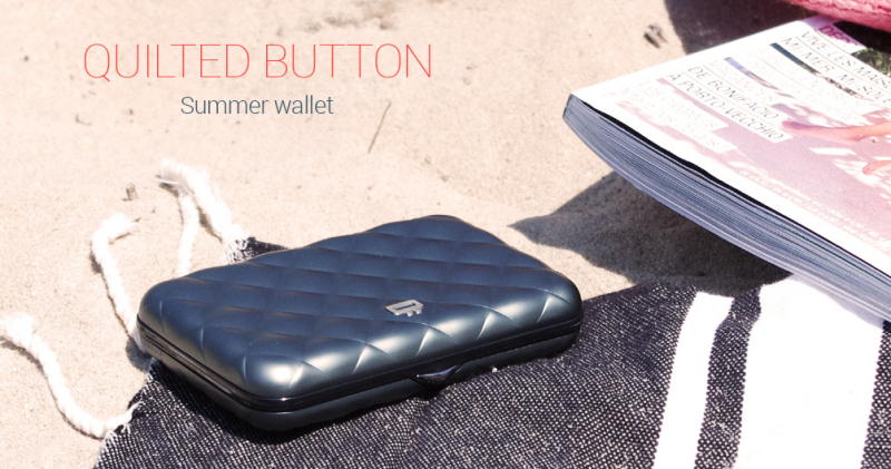 OGON Qulited Button 法國 菱格防盜RFID錢包 歐洲熱賣 – 法國進口