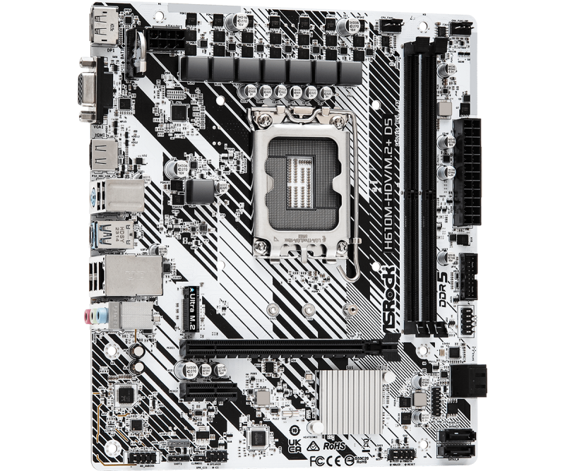 ASROCK H610M-HDV/M.2+ D5 ASROCK H610M-HDV/M.2+ D5