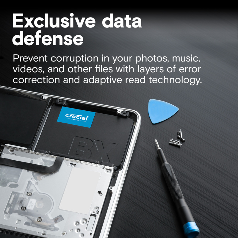 Crucial BX500 ( 500GB - 2TB ) 3D NAND SATA 2.5-inch SSD ( CT500BX500SSD1 / CT1000BX500SSD1 / CT2000BX500DDS1 )