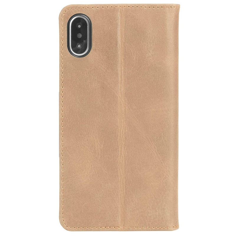 Krusell - Sunne 4 Card FolioWallet for iPhone X/XS Leather Case 4卡對開式錢包手機皮套 - Nude (KSE-61448)