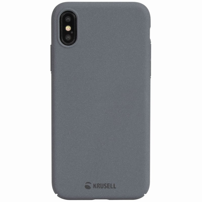 Krusell - Sandby Cover for iPhone X/XS 超薄輕巧手機保護殼 - 石頭色Stone (KSE-61451)