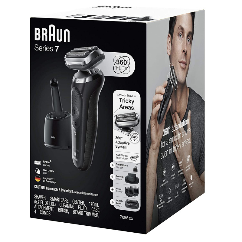 [ 平行進口 全港免運 ] Braun Series 7 7085cc 乾濕兩用電動剃鬚刀