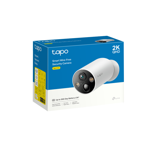 TP-Link Tapo C425 Smart 無線安全防護網路攝影機 ( 1 / 2 / 4 -pack ) TP-Link Tapo C425 Smart 無線安全防護網路攝影機 ( 1 / 2 / 4 -pack )