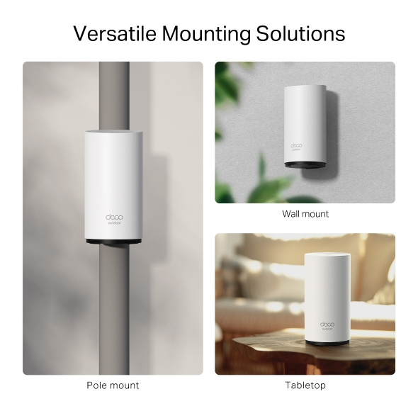TP-Link Deco BE25-Outdoor BE5000 雙頻 室內/室外 全屋覆蓋 Mesh Wi-Fi 7 路由器 (支援2.5G光纖寬頻) TP-Link Deco BE25-Outdoor BE5000 雙頻 室內/室外 全屋覆蓋 Mesh Wi-Fi 7 路由器 (支援2.5G光纖寬頻)