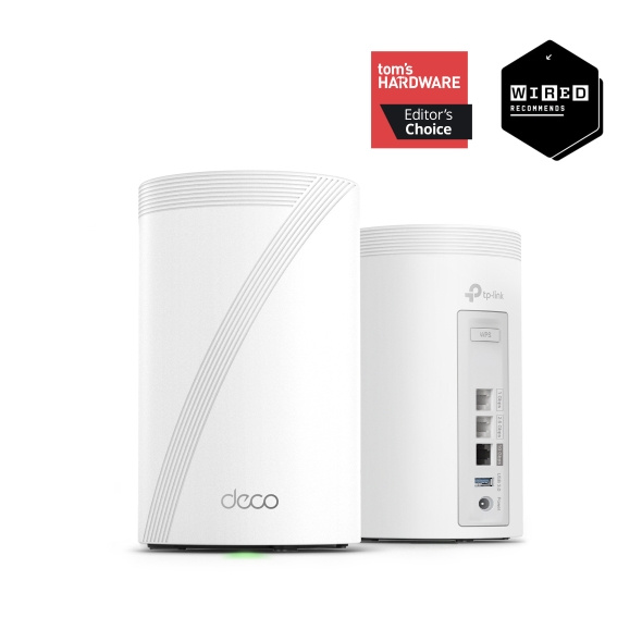 TP-Link Deco BE68 BE14000 三頻 全屋覆蓋 Mesh Wi-Fi 7 路由器 (支援10G光纖寬頻) ( 1 / 2 / 3 -pack ) TP-Link Deco BE68 BE14000 三頻 全屋覆蓋 Mesh Wi-Fi 7 路由器 (支援10G光纖寬頻) ( 1 / 2 / 3 -pack )