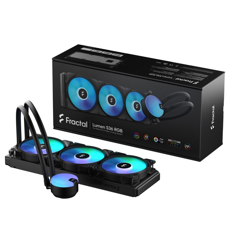 Fractal Design Lumen S36 RGB V2 Water Cooling Unit ( FD-W-L1-S3612 ) Fractal Design Lumen S36 RGB V2 Water Cooling Unit ( FD-W-L1-S3612 )