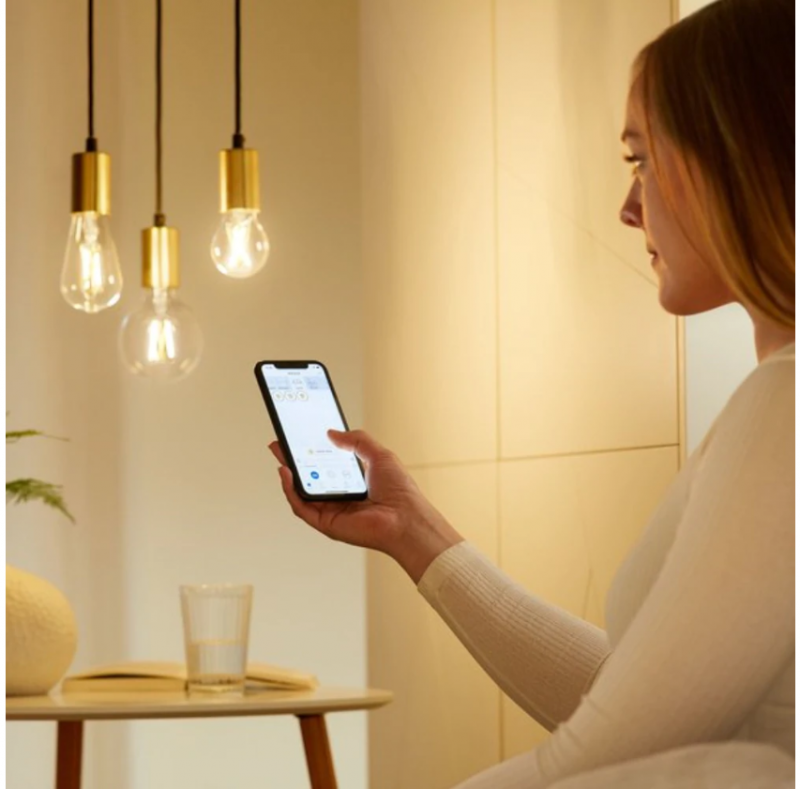 WiZ Wi-Fi 智能可調光 LED 燈絲燈泡(60W A60 E27)