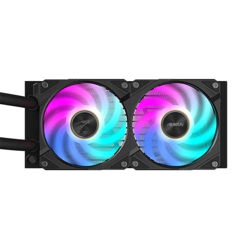 GIGABYTE AORUS WATERFORCE X II 240 ( LCD顯示一體式水冷散熱器 ) GIGABYTE AORUS WATERFORCE X II 240 ( LCD顯示一體式水冷散熱器 )