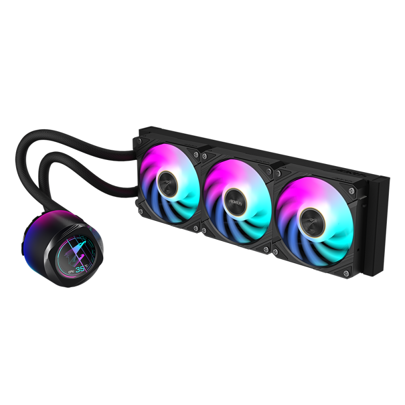 GIGABYTE AORUS WATERFORCE X II 360 ( LCD顯示一體式水冷散熱器 )