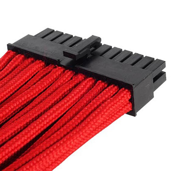 SILVERSTONE 24pin轉24pin ATX接頭 - 電源供應器線材 ( 紅 )