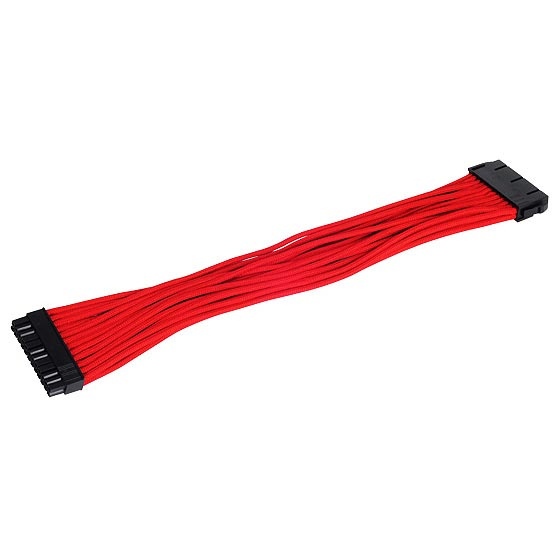 SILVERSTONE 24pin轉24pin ATX接頭 - 電源供應器線材 ( 紅 )