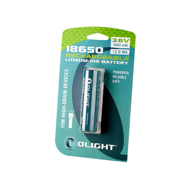 OLIGHT 18650 鋰電池 3600 MAH 充電電池 3.6V