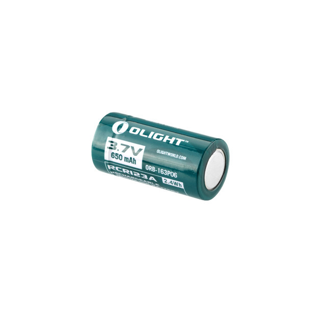 OLIGHT 16340鋰電池 ORB-163P06 650MAH 充電電池