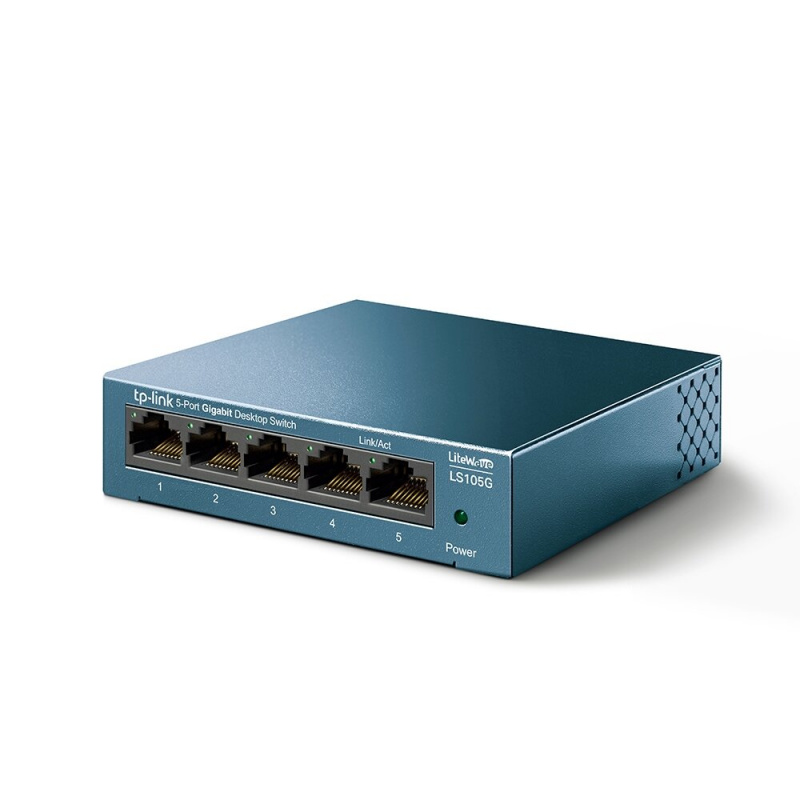 TP-Link 網絡交換器 hub LS105G 5埠10/100/1000Mbps 桌上/壁掛兩用 switch